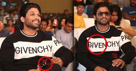 givenchy t shirt allu arjun|givenchy t shirts.